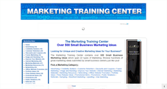 Desktop Screenshot of marketing-training-center.com